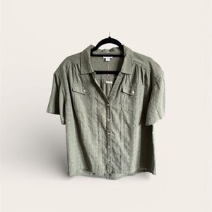 Sundance short sleeve Medium shirt Olive Green